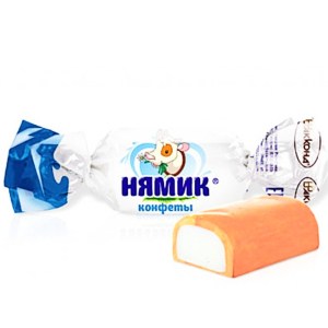 Конфеты Нямик в новогоднем наборе с печеньем-сэндвичем