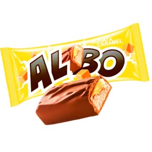 Конфеты Альбо в новогоднем наборе с халвой