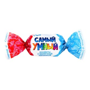 Конфеты Самый умный в новогоднем наборе с пастилой