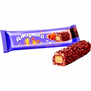 Вафли Джумка в новогоднем наборе с Babyfox Бегемоты